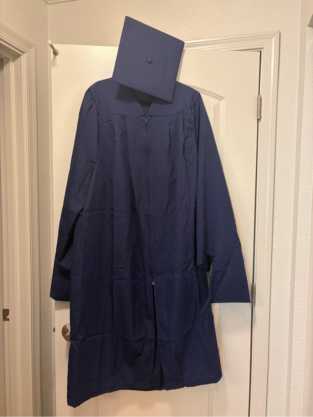 Navy Master’s Graduation Gown and Cap